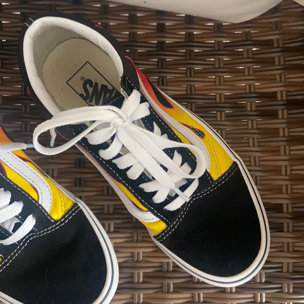Vans flame sneakers